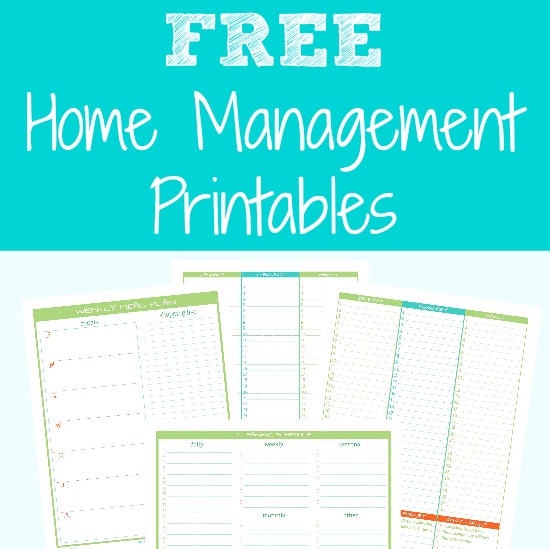 free-home-management-printables