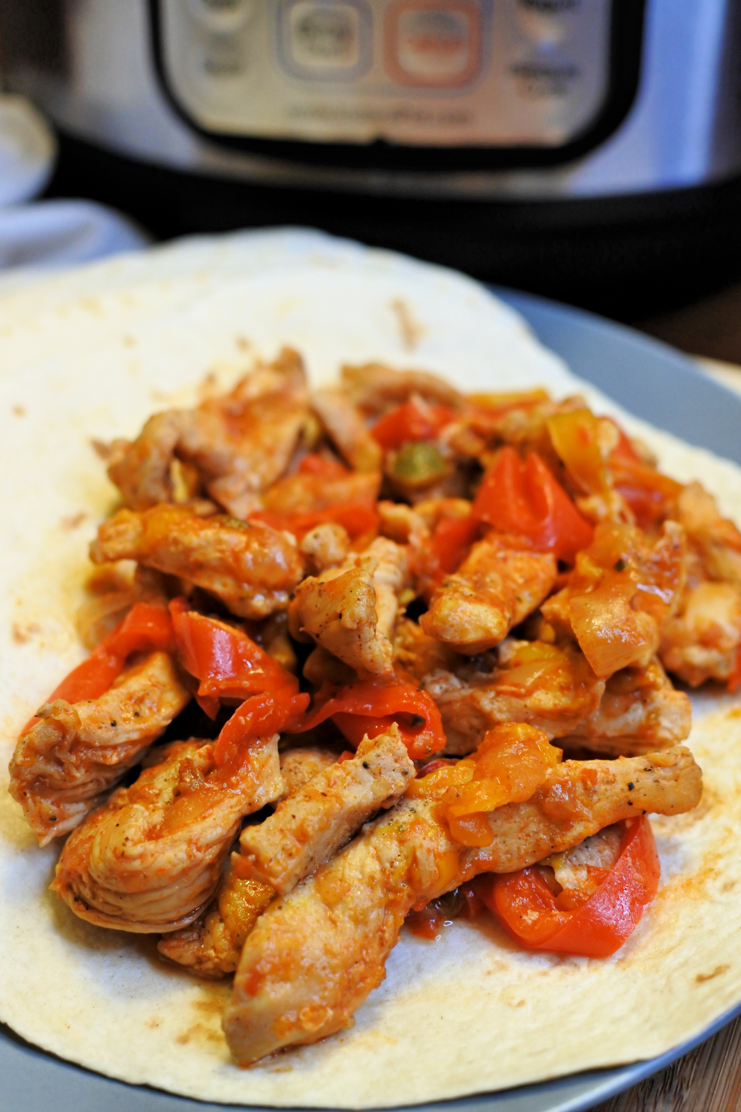 Instant Pot Chicken Fajitas The Latina Homemaker