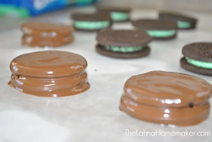 Double Chocolate Mint Oreo Cookies 