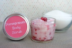 DIY Pomegranate Body Scrub