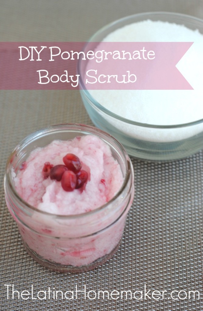 DIY Pomegranate Body Scrub Recipe The Latina Homemaker