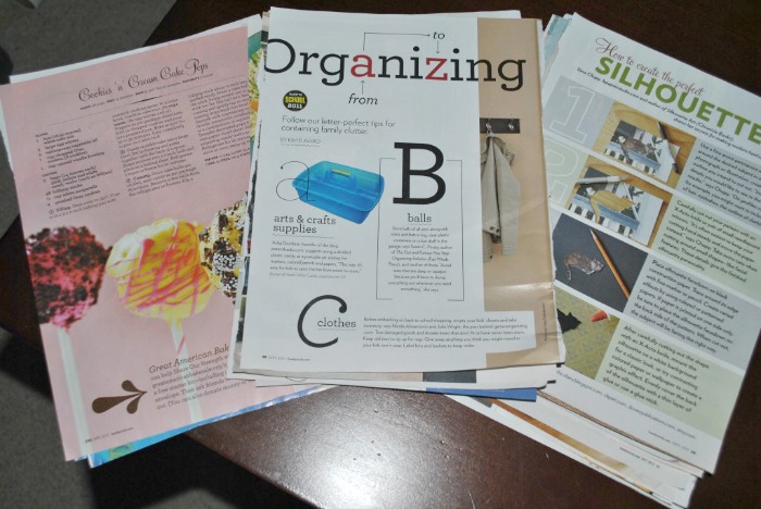 How To Organize Magazines 
