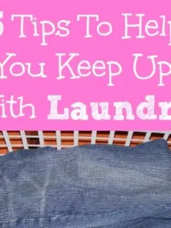 5 tips to help you keep up with laundry