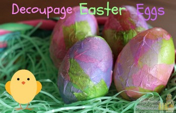 Decoupage Easter Eggs