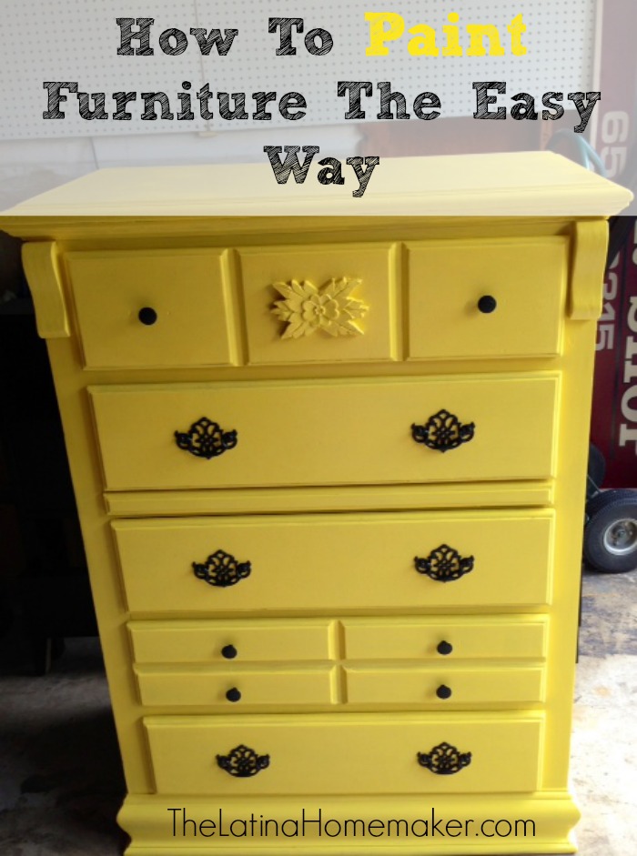 How To Paint Furniture The Easy Way, How To Paint A Furniture Wood