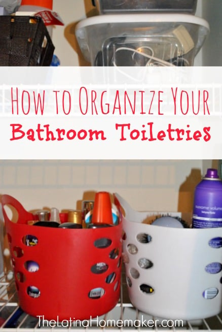 How To Organize Your Bathroom Toiletries