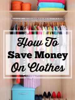 How To Save Money On Clothes Without Busting Your Budget! Simple tips to help you plan when and where to purchase clothes so you're not busting your budget.