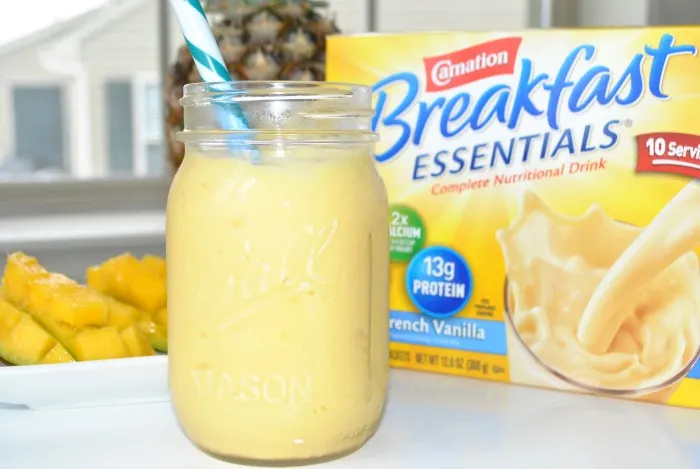 Carnation Breakfast Essentials Tropical Smoothie Recipe