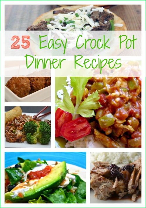 25 Easy Crock Pot Dinner Recipes