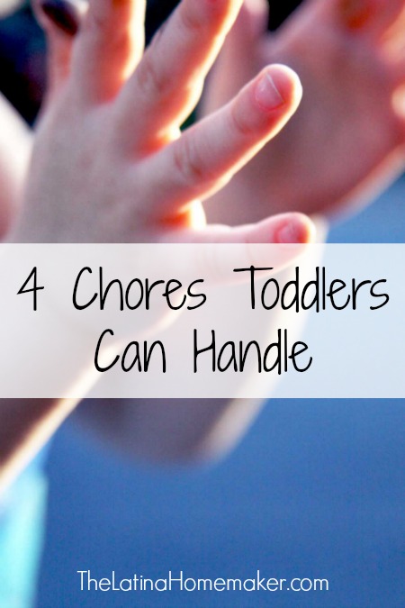 4 Chores Toddlers Can Handle