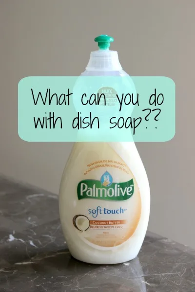 FIVE USES FOR DISH SOAP BESIDES WASHING DISHES