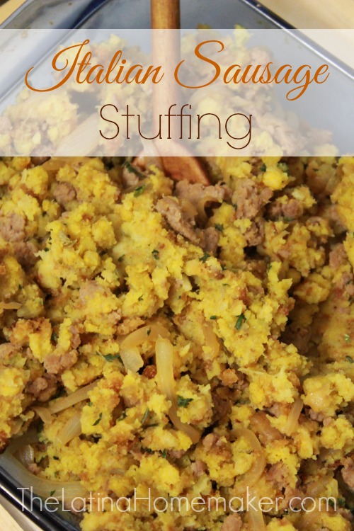 Sweet Potato Casserole and Italian Sausage Stuffing. Two of our family favorite recipes that are delicious and super easy to make. Perfect for the holidays!