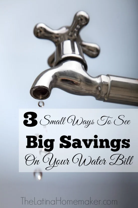 3 Small Ways To See Big Savings On Your Water Bill: 3 simple steps you can take today to help you reduce your water bill and see big savings!