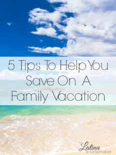 5 Tips To Help You Save On A Family Vacation. Five simple tips to help you save on a family vacation and keep your costs low.