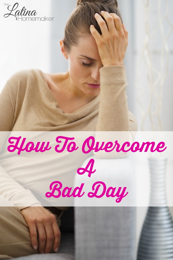 As moms, it's easy to get overwhelmed and stressed, but how can you overcome a bad day? Here are some of my favorite ways to turn a bad day around.