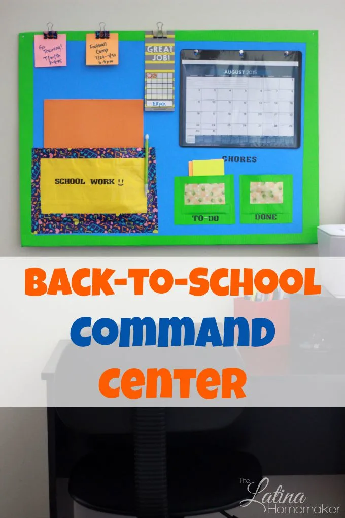 Back-To-School Command Center. This easy to make and inexpensive Back-To-School Command Center is a great way to keep your kids organized during the school year! 