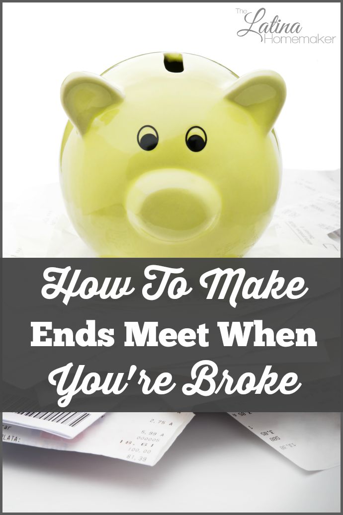 How To Make Ends Meet When You're Broke-Lots of tips and resources to help you stretch your dollar even when money is really tight. 