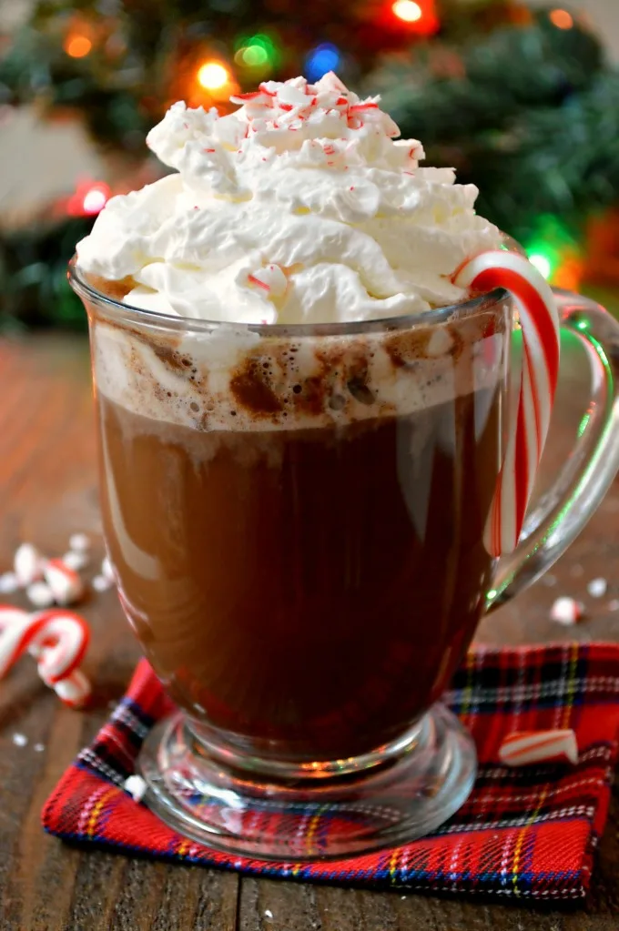 Homemade Peppermint Hot Chocolate. This homemade peppermint hot chocolate is super easy to make and will be the perfect drink on cold winter nights.