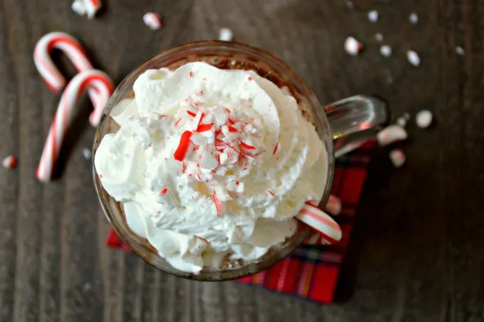 Homemade Peppermint Hot Chocolate. This homemade peppermint hot chocolate is super easy to make and will be the perfect drink on cold winter nights.