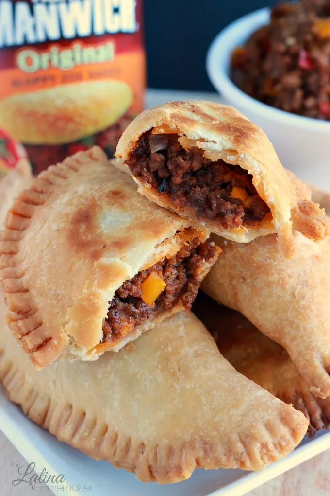 Sloppy Joe Empanadas-A delicious and easy twist to the original Sloppy Joe sandwich recipe. These empanadas are perfect for parties, as a side dish and even dinner time!
