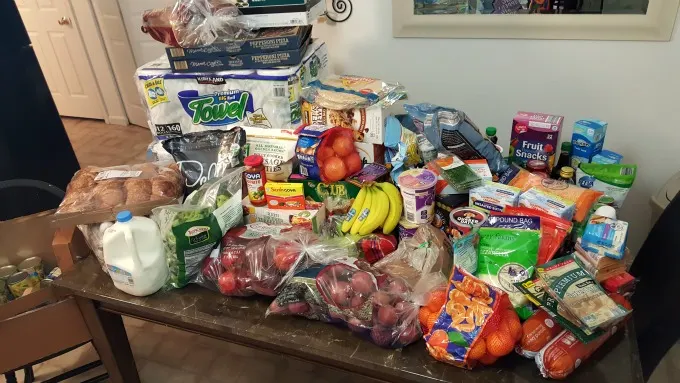 Once A Month Grocery Shopping-Have you ever considered once a month grocery shopping? In this post I share why we decided to try it, how we did it and how much we spent.