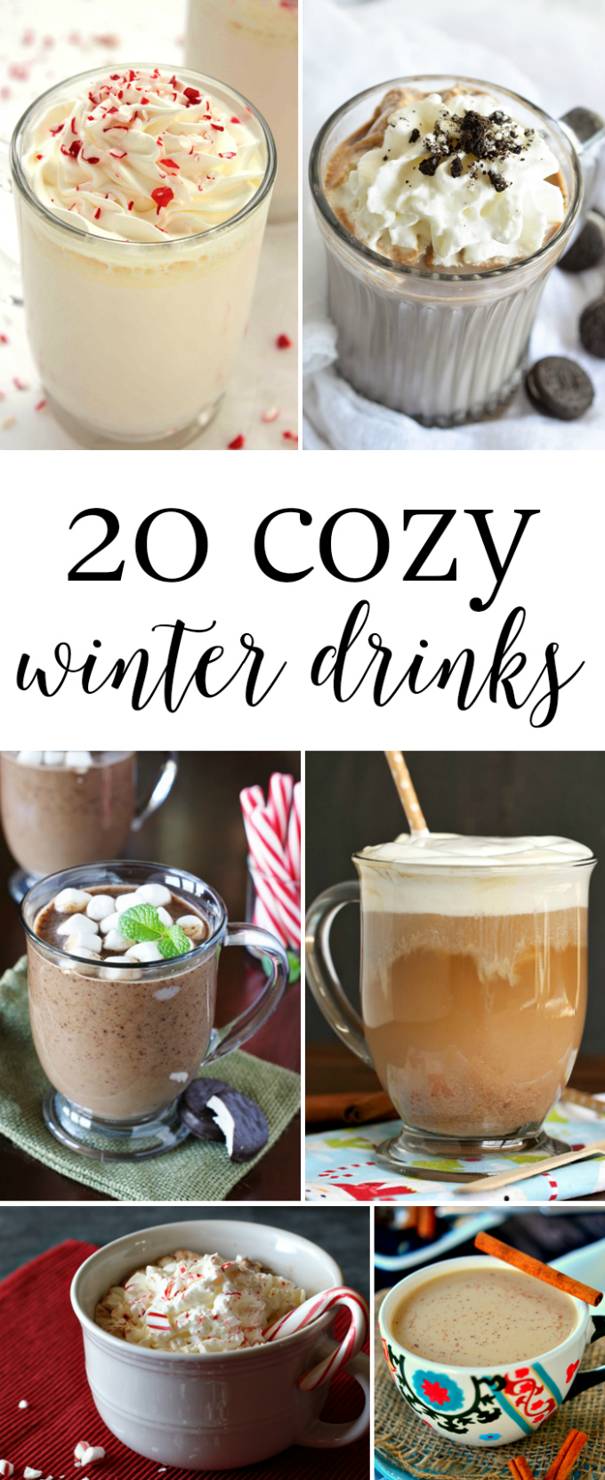 20 Cozy Winter Drinks-A fun list of 20 cozy winter drinks, so you never run out of delicious options during the cold winter season.