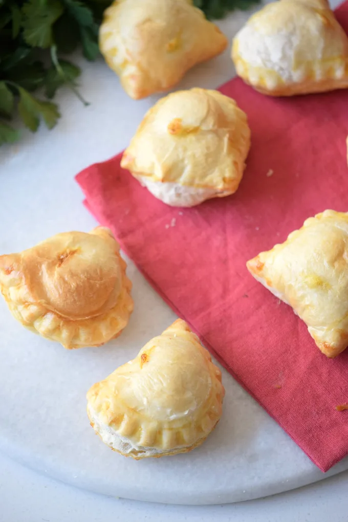 Bite Size Potato and Cheese Empanadas are the perfect party food! Easy to make and so delicious everyone will rave about them.