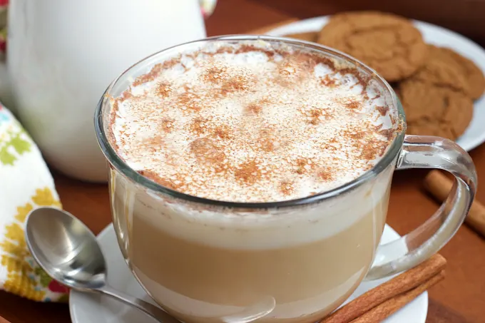 Pumpkin Spice Café con Leche. A seasonal twist on a traditional recipe. This is my go-to when I can't get my latte fix. Super easy to put together and tastes delicious. A must try!