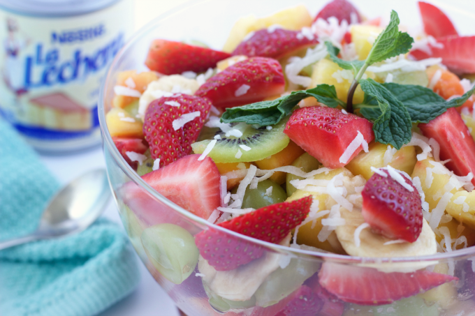 Condensed Milk Fruit Salad