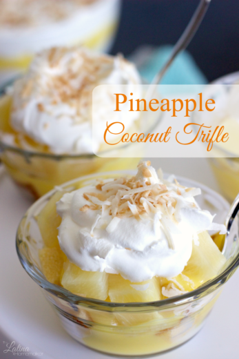 Pineapple Coconut Trifle - The Latina Homemaker