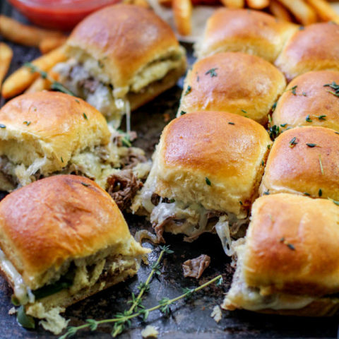 Philly Cheesesteak Sliders Recipe - The Latina Homemaker