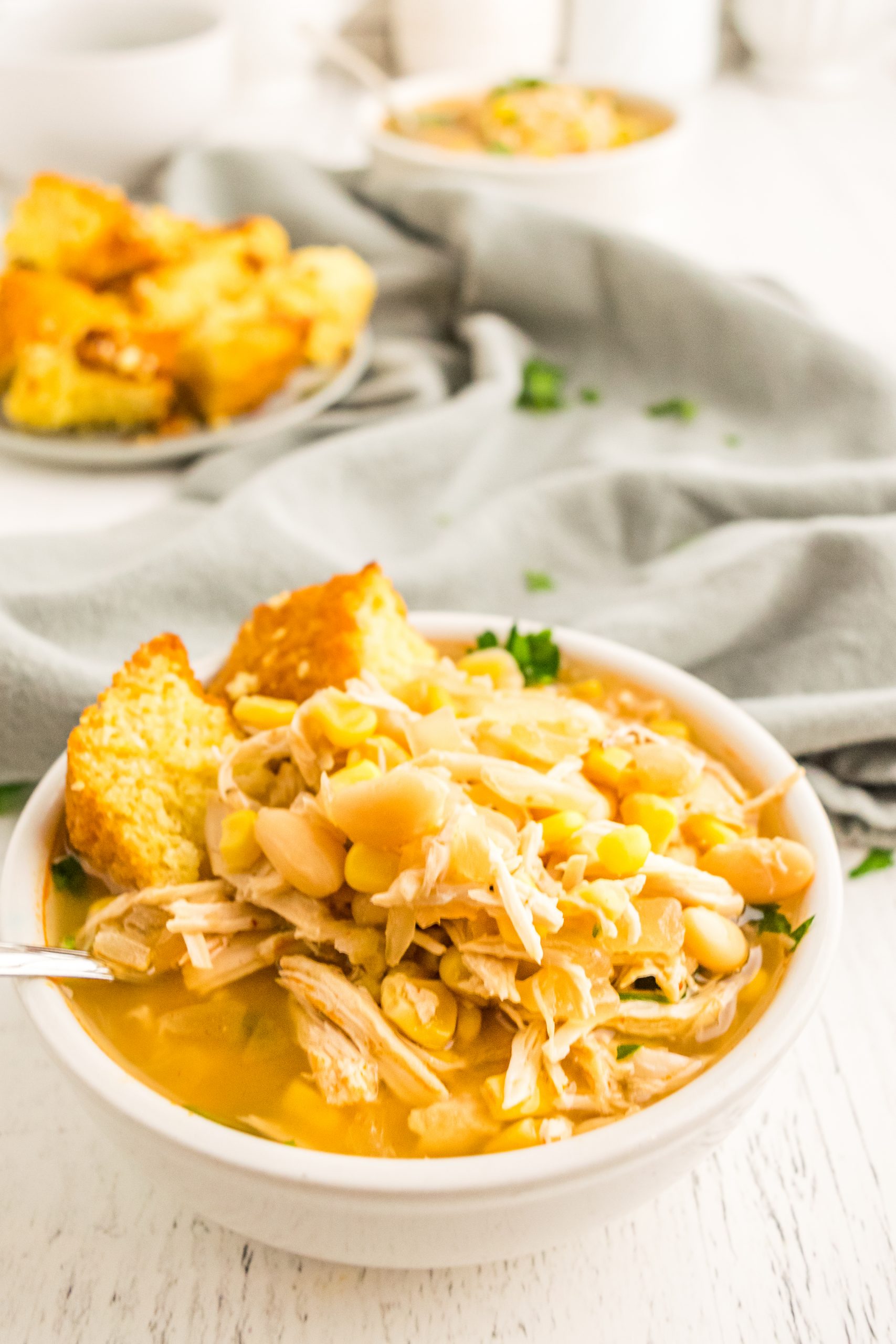 Slow Cooker White Chicken Chili