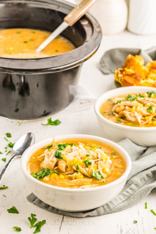 Slow Cooker White Chicken Chili